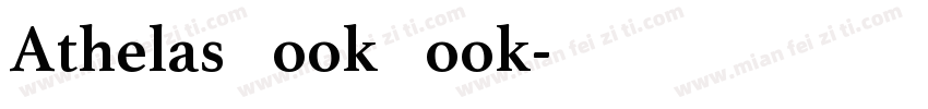 Athelas Book Book字体转换